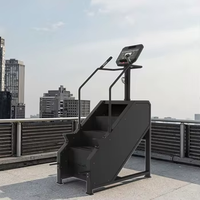 Grand équipement de fitness commercial Machine d'escalier à vitesse réglable Machine d'aérobic de gymnastique d'alpinisme Construction en métal