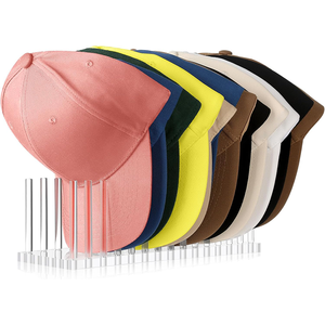 Organizzatore per Cappelli da Baseball <span class=keywords><strong>in</strong></span> Acrilico, Espositore e Porta Cappelli per Armadio, Scrivania e Toeletta - Product Image 1