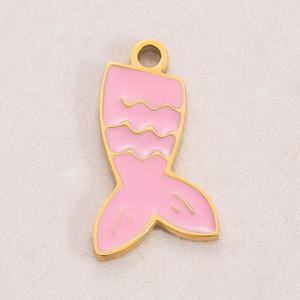 Accesorios Femeninos Hechos a Mano, Colgantes de Moda de Acero Inoxidable Chapados en Oro de 18K, Dijes Pequeños para Joyería, Pulseras y Collares - Product Image 3