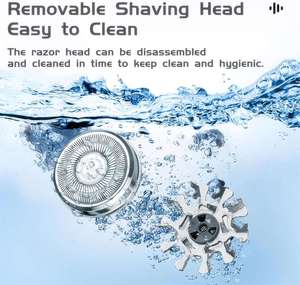 Mini Electric Portable Hotel Use Men's Rechargeable Waterproof IPX6 Triple Blade <b>Shaver</b> with 60 Min Working Time - Product Image 3