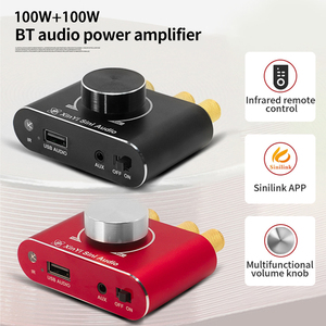 เครื่องขยายเสียงดิจิตอลสเตอริโอระดับไฮไฟ XY-X100H ชิปประมวลผลเสียงแบบดูอัลคอร์ TPA3116 กำลังขับ 100W*2 บลูทูธ 5.1 สำหรับใช้ในบ้าน รุ่น X100H - Product Image 2