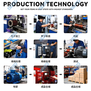 Moteur asynchrone monophasé série Yc, moteur électrique AC, moteur monophasé, fourni par l'usine - Product Image 4