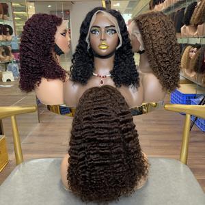 Perruque bouclée birmane de 14 pouces, extensions de cheveux en dentelle frontale 13x4, pour un style unique et expressif - Product Image 6