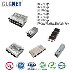 Connecteur de cage SFP à bas prix, transformateur d'alimentation, prise SFP avec cage, double couche 2x2, connecteur de fibre optique à 4 ports - Product Image 5