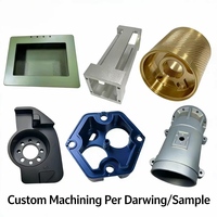 Boîtier de support de montage coulissant en aluminium anodisé, usiné CNC de précision, fraisé et tourné, pour panneau d'affichage personnalisé