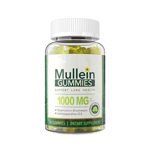 Gummies MulleIn OEM/ODM, Quercétine, Ashwagandha et Vitamine D3, pour une consommation quotidienne saine de 60 unités - Product Image 1
