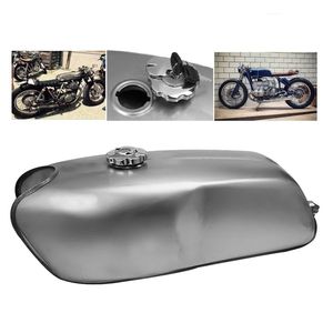 9L Brilliant Blank Style <span class=keywords><strong>Moto</strong></span> Vintage Gas FUEL TANK Cafe Racer avec capuchon avec interrupteur pour HONDA YAMAHA SUZUKI Paint - Product Image 5