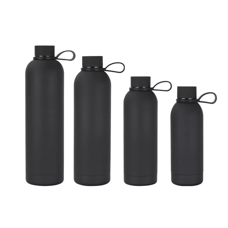 Promotional Multicolor Selection Stainless Steel Aluminum 350ml 500ml 750ml 1000ml Water Bottles with Custom Logo for Bike