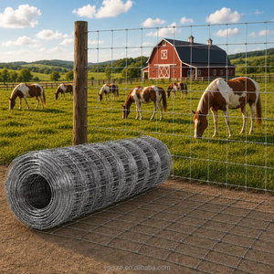 <span class=keywords><strong>Grillage</strong></span> métallique pour clôture de terrain agricole, clôture anti-rouille à nœuds fixes pour la protection des champs - Product Image 2