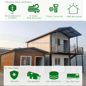 Casa Container di Lusso Moderna, Casa Container da 40 Piedi in <span class=keywords><strong>Vendita</strong></span>, Casa Prefabbricata Contemporanea P20ft Stile Fattoria - Product Image 6