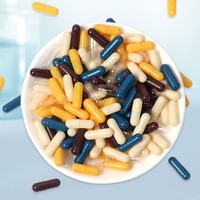Capsules végétariennes 100% dérivées de plantes, capsules organiques en cellulose de taille 00, 0, 1, 2, capsules végétariennes vides transparentes HPMC