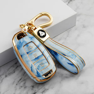 Funda de TPU suave de primera calidad para llave de coche, carcasa para <span class=keywords><strong>Hyundai</strong></span> IX25 IX35 MISTRA Elantra Tucson Sonata VERNA LAFESTA, llavero, bolsa - Product Image 1