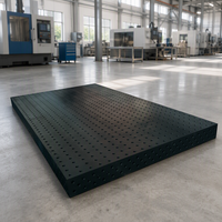 Table de soudage 3D en fonte pour structure de pont en acier, plateforme modulaire nitrurée à trous de 28 mm, robuste