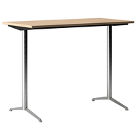Bureau de conférence rectangulaire LIWEI en bois MFC, durable et moderne, mobile, modulaire, multifonctionnel, pliable avec plateau rabattable