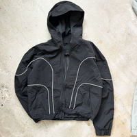 Blouson en jean vierge personnalisé pour homme, coupe-vent d'été décontracté à capuche, imperméable, respirant, écoresponsable, avec fermeture éclair, pour l'extérieur, haute qualité