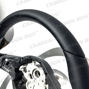 Volante de Coche Actualizado de Modelo Antiguo a Nuevo, Forrado en Cuero para Volkswagen GOLF MK6 MK5 GTI R <span class=keywords><strong>GTS</strong></span> GTD MK7 <span class=keywords><strong>POLO</strong></span> - Product Image 5
