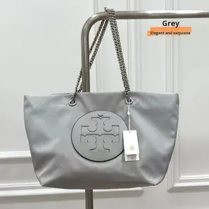 אירופאי אמריקאי tb ניילון tote תיק בד כותנה לנשים קיבולת גדולה משקל מיני-תיק קניות רוכסן קיץ - Product Image 2