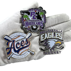 Insignias y Broches de Metal Esmaltado con Logotipo Personalizado para Clubes Deportivos y Equipos de Béisbol, Recuerdos Promocionales - Product Image 2