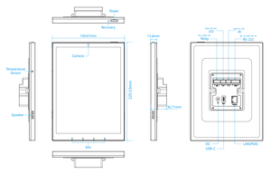 MT907 2048x1536 rk3566 Android 13 <span class=keywords><strong>OS</strong></span> 9.7 inch nhà thông minh Tablet PC điều khiển trung tâm hiển thị - Product Image 6