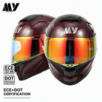 Nouveau casque de motocross intégral en fibre de carbone homologué ECE, toutes saisons, taille adulte XS-XXL