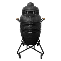 KIMSTONE - Barbecue Kamado suspendu en céramique de 21 pouces avec base trépied élargie, Tandoor personnalisable pour cuisine indienne traditionnelle
