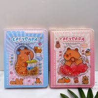 20pc Kawaii Capybara Unzip Notebook A6 Niedliches tragbares Notizbuch Tagebuch Planer Briefpapier Geschenk Schul bedarf Entwicklungs spielzeug