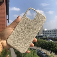 Uslion — coque en cuir véritable brossé pour iPhone, pour iPhone 13 Pro