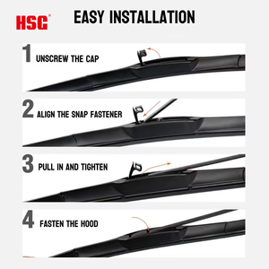 Spazzole Tergicristallo Universali Silenziose per <span class=keywords><strong>Volkswagen</strong></span>, Fornitura Diretta dalla Fabbrica - Product Image 3