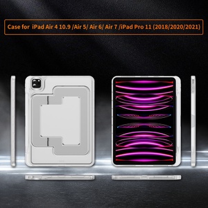 JUNBO 충격 방지 킥스탠드 클리어 백 스탠드 홀더 케이스 <span class=keywords><strong>ipad</strong></span> Pro 11 인치 13 인치 공기 <span class=keywords><strong>4</strong></span> 5 6 7 M5 커버 - Product Image 6