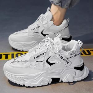 Men's Casual Breathable Thick-Soled Sneakers Hot Selling Fashion Chunky Shoes for Student and Running Soft Walking Dad Shoes - Product Image 3