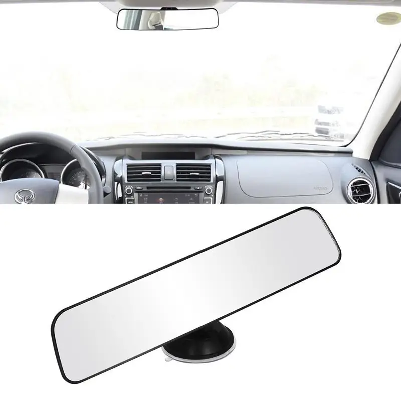 Vehicle Rear View Mirror Universal Wide Angle Rear View Mirror with Suction Installation Car Interior Mirrors