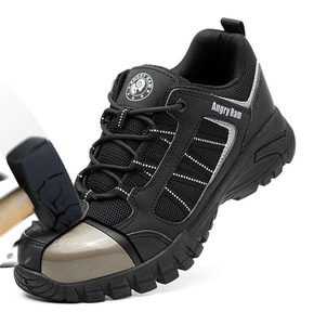 2024 léger respirant déodorant chaussures de travail été chaussures de sécurité hommes chaussures de sécurité avec fond en caoutchouc - Product Image 1