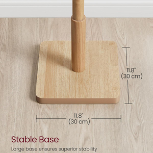 <span class=keywords><strong>Perchero</strong></span> de pie de madera maciza al por mayor con 8 ganchos <span class=keywords><strong>para</strong></span> recibidor, pasillo, o como expositor de ropa - Product Image 4