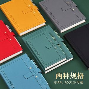 Custom 2025 Luxury Hardcover Corporate PU Leather PP Thread Sewing Bound Custom Color Custom Logo Daily Planner <b>A5</b> <b>Notebook</b> - Product Image 3