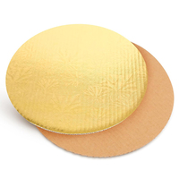 Bases Redondas para Pastel de 10 Pulgadas, Platos Desechables para Pastel, Círculos de Cartón Corrugado, Base para Pastel, Suministros de Decoración