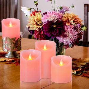 Bougies Pilier LED Oshine 3D à Flamme Mobile, Télécommandées, avec Minuteur, Effet Cire Réelle Scintillante, Sans Flamme, pour Décoration Maison, Mariage, Diwali - Product Image 4