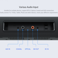 Barre de Son TV Xiaomi 2.1 Édition Home Cinéma 100W SPDIF Optique avec Caisson de Basses Mi Speaker