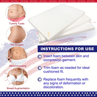 Espuma Postoperatoria para Liposucción, Espuma Abdominal para Liposucción, Tabla de Compresión, Soporte Lumbar, Almohadillas Ab Board, Buen Precio