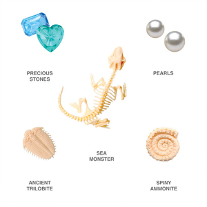 Set Tesori dell'Atlantis 5 in 1, Gioco di Scavo Oceanico, Kit Scientifico di Scavo Fossile per Bambini, Scavo di Gemme, Scoperta Archeologica - Product Image 3