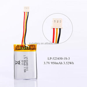 523450 LP-523450-1S-3 3.7v 950mAh Paquete de Baterías de Polímero de Litio-ion para Productos Digitales, Baterías de Litio Lipo - Product Image 4