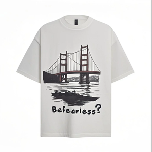 Vente en gros OEM/ODM de haute qualité personnalisé DTG Print 100% coton T-Shirt Commande en gros T-shirts pour hommes - Product Image 5