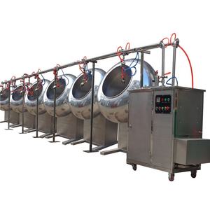 Amandelnoten Pinda Noten Suiker Coating Machine Zoetwaren Gummy Candy Coating Polijstpan Machine - Product Image 5