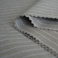 Tissu sergé rayé uni extensible 70% polyester 28% rayonne 2% élasthanne 220 g/m² pour costumes et pantalons pour hommes