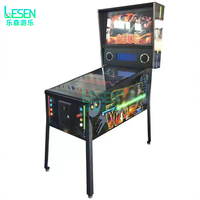 Máquina de Pachinko Virtual, Equipo de Juego Electrónico que Funciona con Monedas, Luz LED, Entretenimiento, Centro de Diversión, Club, Bar, 1 Año de Garantía