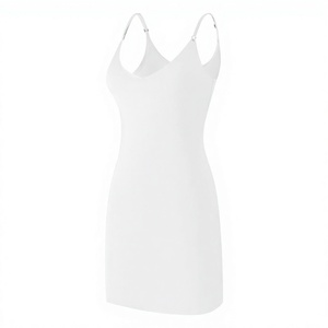 Chemise de nuit longue à fines bretelles réglables, en Spandex/Coton, pour femme, style sexy, 140 GSM - Product Image 6