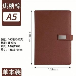 Wholesale Promotional Luxury Gifts Item Notebook A5 Leather Journal <b>Refillable</b> Luxury Diary Business Corporate Gift Set With <b>Pen</b> - Product Image 4
