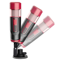 Godet Masturbateur Masculin Automatique à Vibration Télescopique et Rotation de Piston, Effet de Succion, Vagin Artificiel Réaliste, Jouet Sexuel pour Hommes
