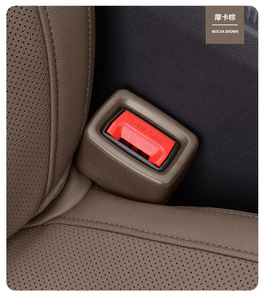<b>Universal</b> Rear Seat Car Interior Modification Accessories: Safety Belt <b>Socket</b> Protector Base with Crash & Scratch Protection - Product Image 2