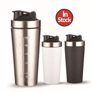 Customizable Logo 304 Stainless Steel Eco-Friendly Insulated Vacuum Water <b>Bottle</b> Protein <b>Shaker</b> Cup Boiling Water Safe 0-6 Hours - Product Image 2