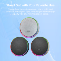 Altavoz Portátil para Fiestas de 80W con Luz LED RGB, para Uso en Interiores y Exteriores, Compatible con Tarjeta de Memoria y Batería